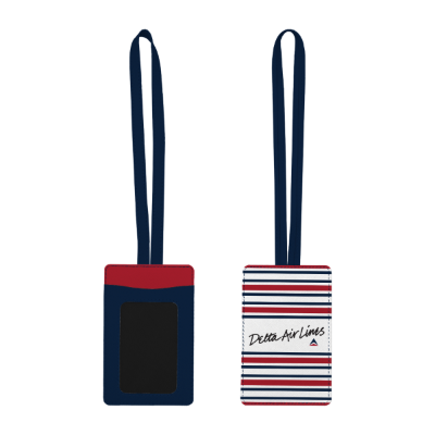 Vegan Leather Luggage Tag
