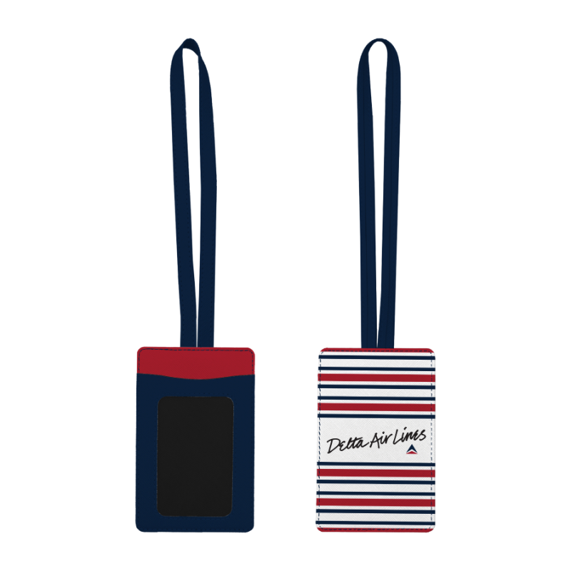 Vegan Leather Luggage Tag